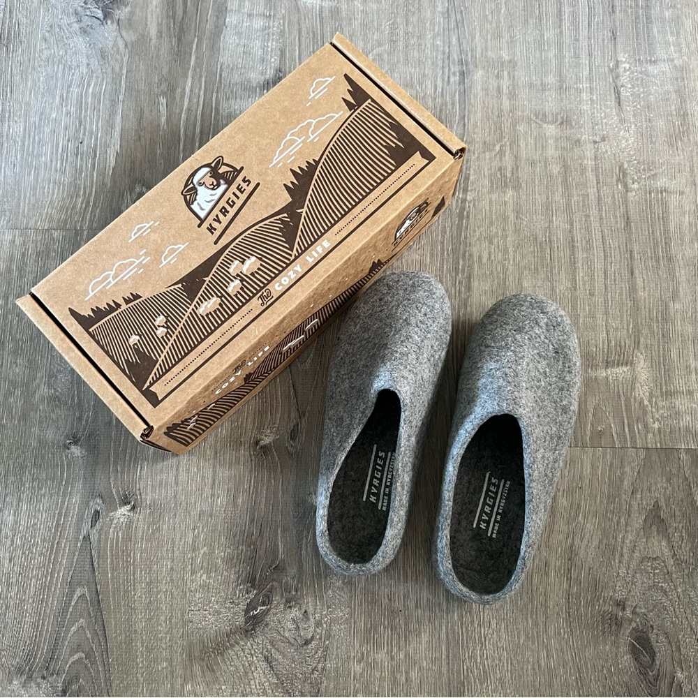 Kyrgies Classic Wool Slipper - Size 37